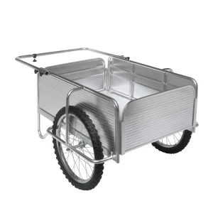 Portable Rust Corrosion Resisting Aluminum Folding Garden Cart Aluminum Wheelbarrow