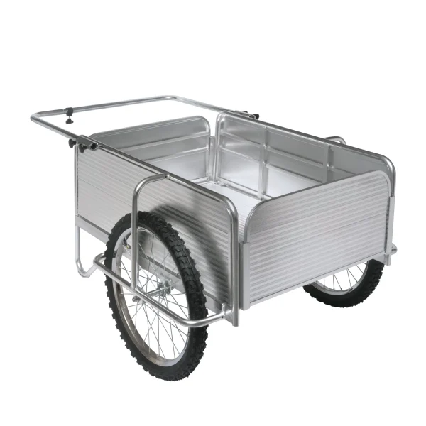 Portable Rust Corrosion Resisting Aluminum Folding Garden Cart Aluminum Wheelbarrow