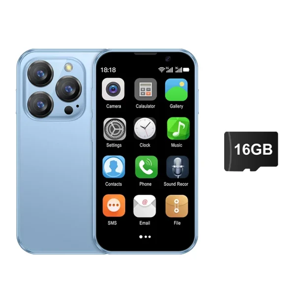 SERVO 16SE Mini Smartphone 16GB ROM Android 9.0 Wifi Dual SIM Standby Play Store 3G WCDMA 3.0"Little Smart Cellphone New Version - Image 8