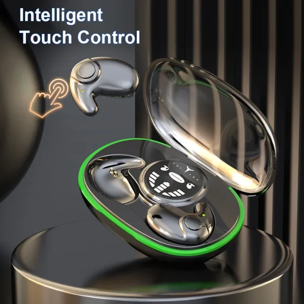 Invisible Sleep Earphones Wireless Bluetooth 5.3 Headphones IPX5 Waterproof Noise Reduction Earbuds Touch Control Headsets - Image 4