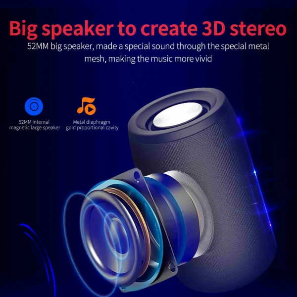 Portable Wireless Bluetooth Speaker 5W Lower Power Consumption Subwoofer for Indoor Outdoor Outdoor Sound Box  S32 Speaker - Image 6