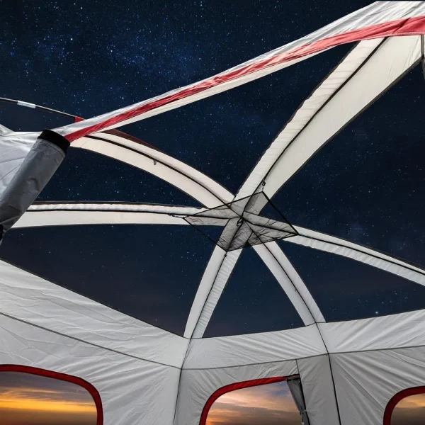 14 Persons Pop Up Camping Tent 2 Rooms Easy Up Instant for Family - Image 5