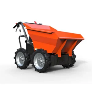 Chinese Cheap Mini Electric Wheelbarrow Heavy Duty 250kg Load Capacity Construction Dumper Wheel Barrow