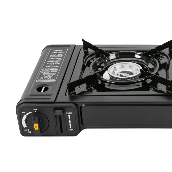 Double Burner Butane Stove Camping Stove Kit with Grill Plate and Carrying Case Portable Auto Ignition Camping Burner LPG - Image 6