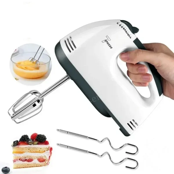 Electric Beater Portable Cream Blender Handheld Automatic Milk Egg Cream Cake Mixer Household Electric Milk Frother for Kitchen - Image 2