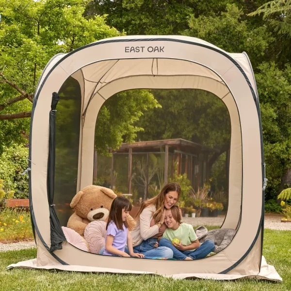 Screen House Tent Pop-Up, Portable Screen Room Canopy Instant Screen Tent 6 x 6 FT with Carry Bag for Patio, Backyard - Image 5