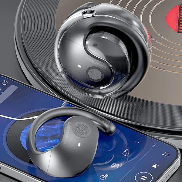 GREATWALL Wireless Bluetooth Earphones HIFI Headphones Stereo Sports Headset With Mic HD Call Earbuds Spherical Charging Case - Image 5