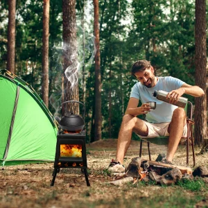 27*27*34cm wood camping stove