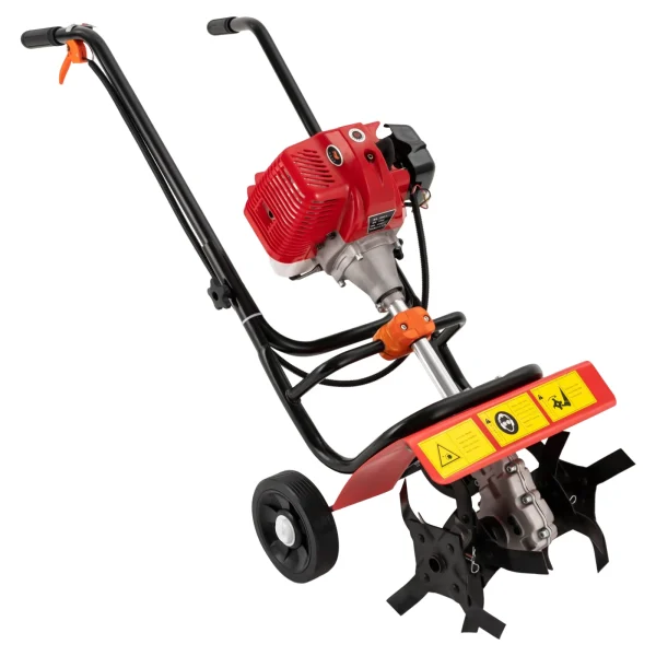 1.9kw 52cc Two Stroke Mini Gasoline Garden Tiller Garden Loosening Soil Machine Gas Powered Tiller Cultivator Rototiller - Image 4