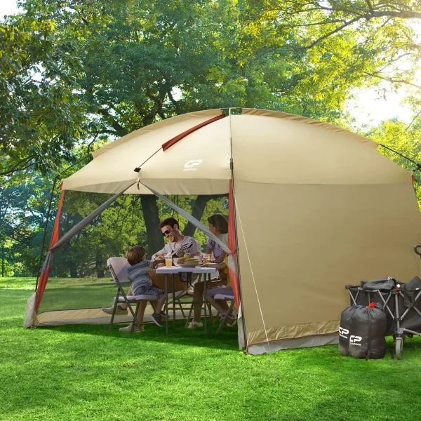 Screen House Room Camping Tent 12 x 10 Ft Canopy Tent Screen Shelter Gazebos Outdoor - Image 3