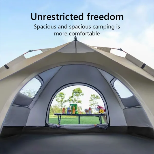 Automatic Quick-opening Tent Outdoor Self-driving Travel Camping Tent Automatic Quick-open Tent Two doors and two windows - Image 5