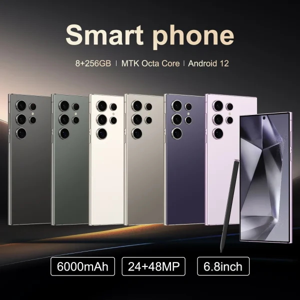 S25 Pro,Smartphone  Android,6.8 inch,8+256GB ROM,Dual SIM,Mobile phone,Google Play Store,24+48MP,6000mAh,celulares - Image 2