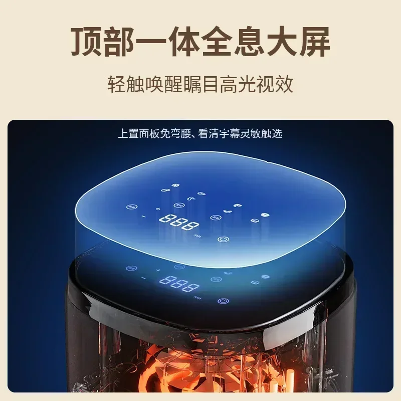 New air fryer. For home use. For making french fries. Visible. Multi-function all-in-one. Automatic. Oil-free electric oven. - Image 5