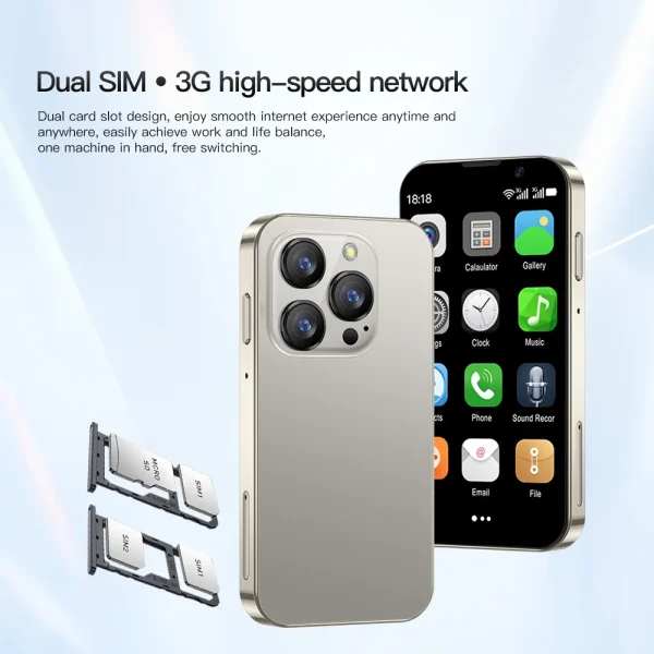 SERVO 16SE Mini Smartphone 16GB ROM Android 9.0 Wifi Dual SIM Standby Play Store 3G WCDMA 3.0"Little Smart Cellphone New Version - Image 2