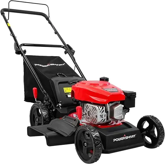 Lawn Mower Gas Powered, 18-Inch 144cc Engine 3-in-1 Walk-Behind Push Lawn Mower, Oil Included - Image 7