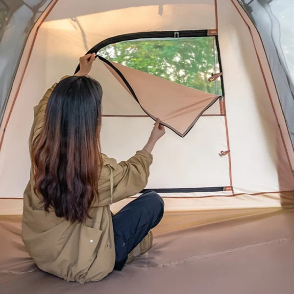 3-4 People Dome Tent Sunshade Tunnel Style Tent Large Tent Car Box Docking Tent Portable Waterproof SUV Tail Tent - Image 5