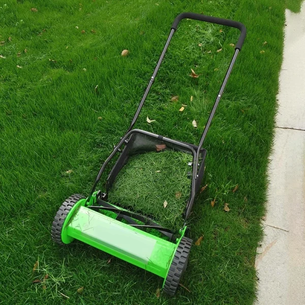 16-inch Multi-purpose Lawn Mower For Garden Villas, Compact And Lightweight Hand-push Lawn Mower For Small Lawns And Gardens - Image 8