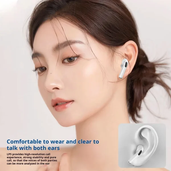 Tideboom Pro 5 TWS Max Wireless Bluetooth Earphones Sport Earbuds  In Ear Noise Cancelling Headset For iPhone Android Headphones - Image 3
