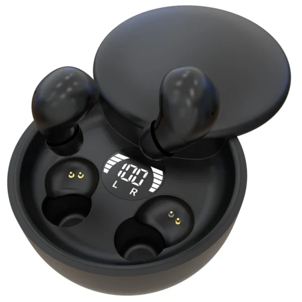 SK26 Bluetooth 5.4 Wireless Earphones Small Earbuds Sleeping Sport Invisible Headphones Bass Sound Quality Headset Sliding Cover - Image 8