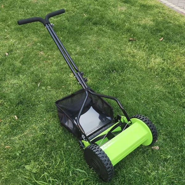 16-inch Multi-purpose Lawn Mower For Garden Villas, Compact And Lightweight Hand-push Lawn Mower For Small Lawns And Gardens - Image 9