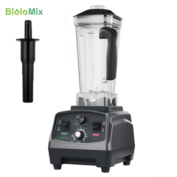 BioloMix 3HP 2200W Heavy Duty Commercial Grade Timer Blender Mixer Juicer Fruit Food Processor Ice Smoothies BPA Free 2L Jar - Image 10